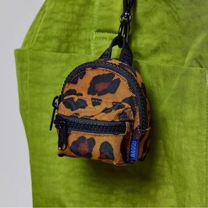 Baggu Backpack Charm - Leopard